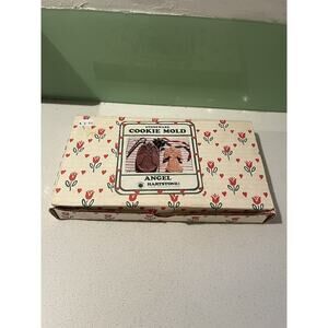 Hartstone USA Pottery Stoneware Cookie Gingerbread Mold Angel With Wings